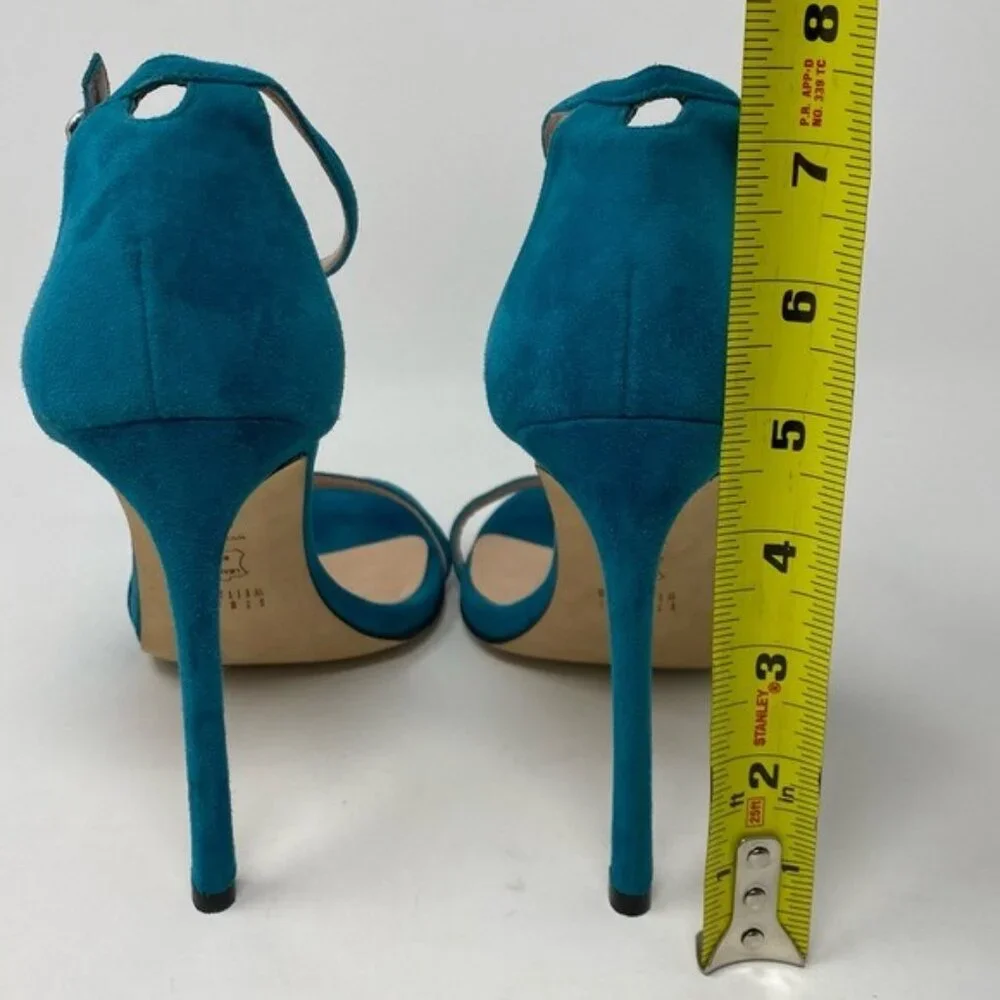 Stuart Weitzman Suede Ankle-Strap Sandals size 9